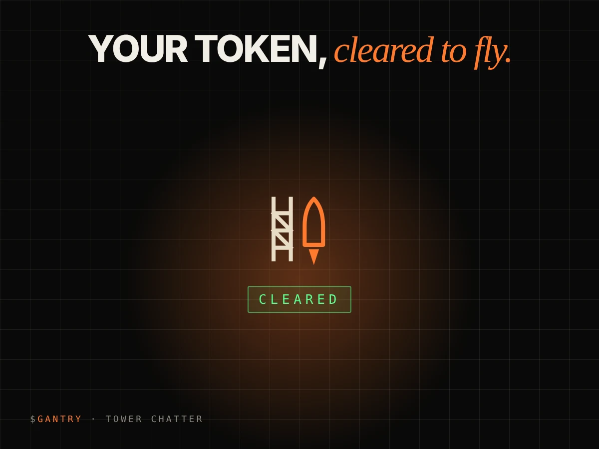 your token, cleared to fly
